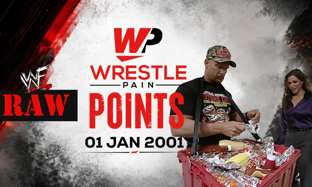 WWF Raw, 1 January 2001 — Wrestle Pain cover image